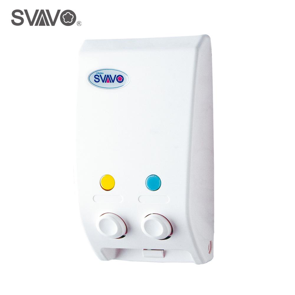 Ruivo Wall-Mounted Triple Soap and Sanitizer Dispenser for Home & Hotel Showers