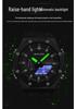 Sanda Octagonal Multifunctional Luminous Waterproof Men's Watch