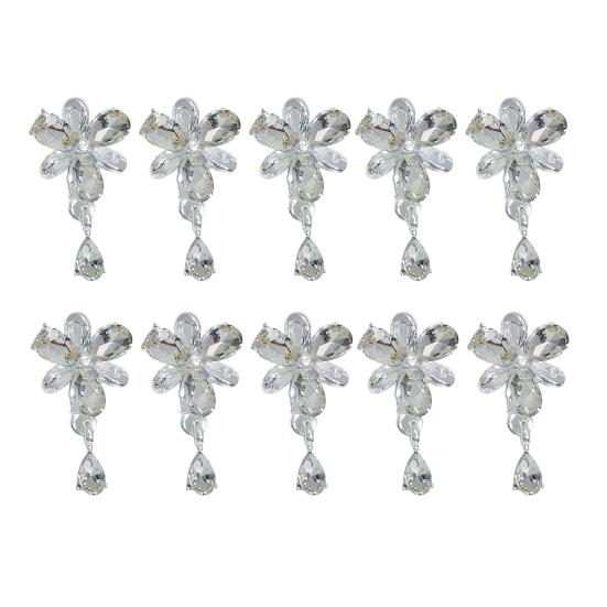 10Pcs Manicure Decorations Creative Shape Non-Fading Durable Excellent 3D Rhinestones Pendant Style Nail Art Jewelry Accessories