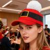 Santa Baseball Hat Adjustable Winter Holiday Headwear Holiday Baseball Caps For Men Women Adults Him Her Friends Family