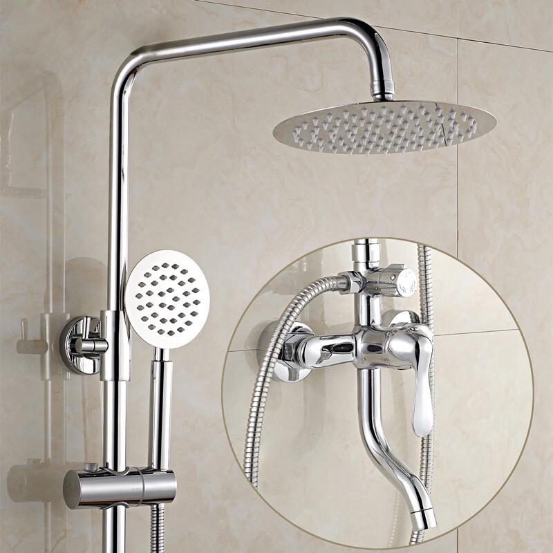 TLXT 3-Function Handheld Shower Head Set with Faucet