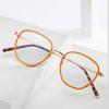 LOOKING4U NeoRetro B374 C1 Rose Gold Blue Light Blocking Glasses