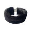Artificial Hair Band Elastic Imitation Fox Fur Headband Wide Edge Design No Dome Coldproof Winter Hair Tie