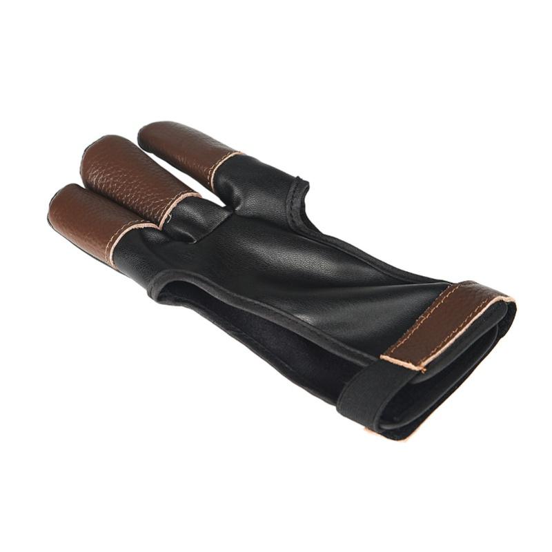 Archery Gloves And Bow Release Gloves PU Leather And Cowhide 3-Finger Guard S-XL For Men Women Child Youth Archery Glove Bow