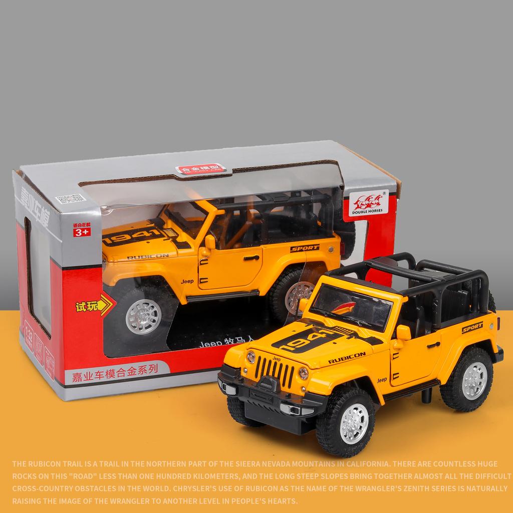 1:Model auta Wrangler v měřítku 32, stahovací autíčko ze zinkové slitiny se zvukem a světlem pro děti, chlapec, dívka