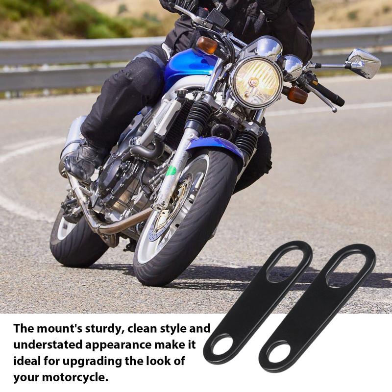 Rear Turn Signals Brackets 2pcs Motorcycle Modified Turn Signal Light Indicator Mount Easy Installation Metal Rear Turn Signal
