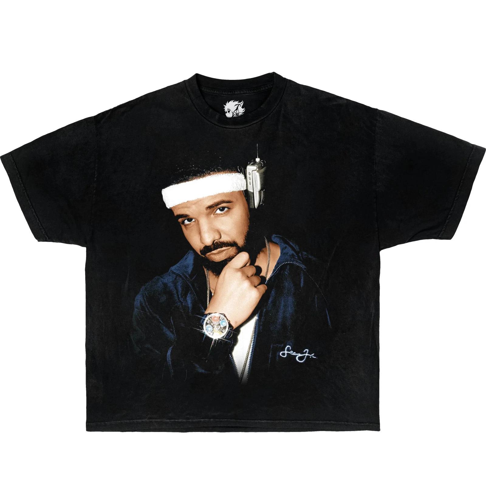 

Drizzy Drake Boxy Vintage Shirt Graphic Rap Tees Oversized Streetwear Y2K M