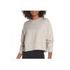 Nike Top Versa Solid Color Crewneck Sweatshirt Women tops Ochre-Sand White CD8794-008