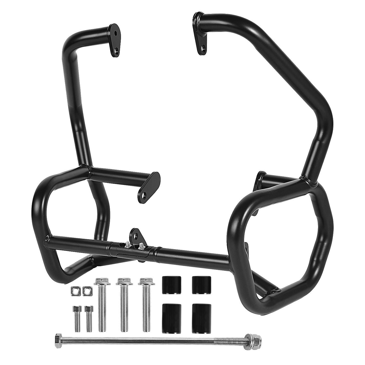 WOLFLINE Highway Crash Bars for Triumph SPEED 400 Engine Bumper for SCRAMBLER 400 X Engine Guard Fuel Tank Bars 2024-2025 чёрный