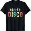 Retro Disco Vibes Colorful Nightlife Vintage T-Shirt Short Sleeve Shirts Y2k Men Clothing  Harajuku Streetwear Graphic T Shirts