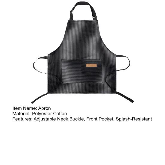 Adjustable Kids Apron with Neck Clip & Front Pocket Children Painting Apron Water-Resistant Art Smock for Kindergarten Home Art Class