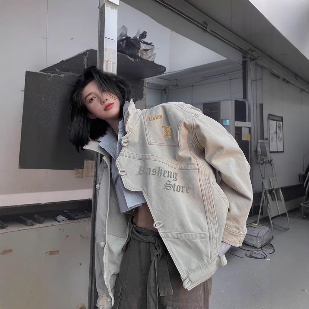 2024 Unisex Retro American-Style Loose Workwear Jacket - Early Autumn Design