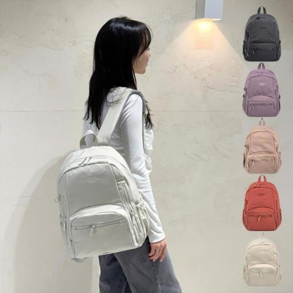 Open Run Women S Multi Pocket caSual Street Fabric Backpack Nk Open