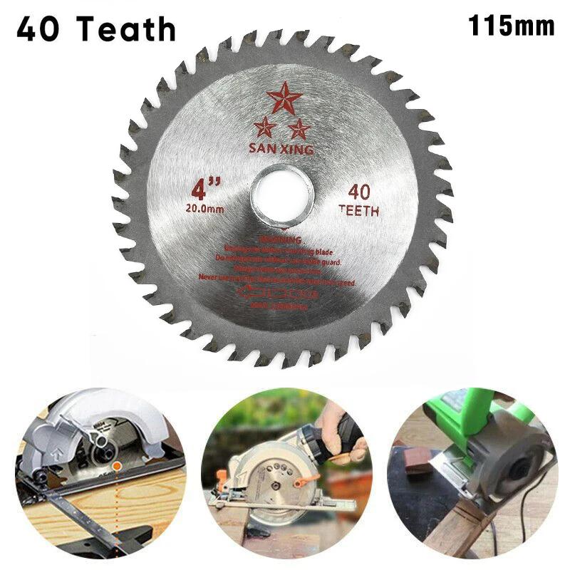115mm/110mm 40 Teeth Alloy Circular Sawing Blade Angle Grinder Cutting Disc For Cutting Wood Or Plastic Quick Cutting Tool