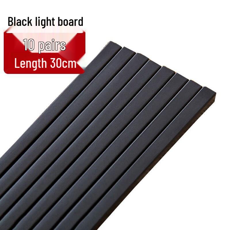 

Beijingjie Plain Black Alloy Chopsticks (20 Pairs)