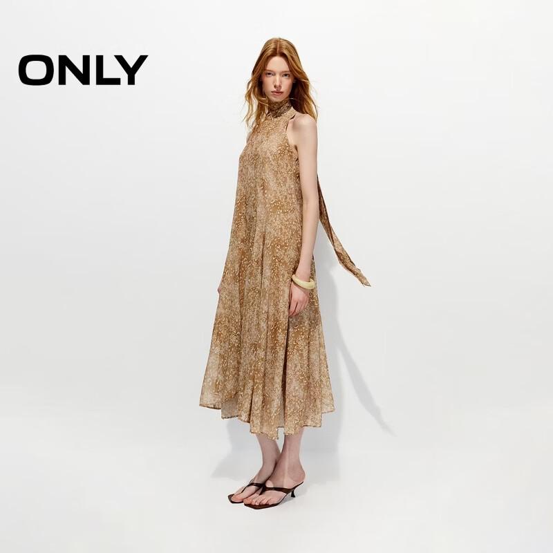 ONLY 2026 Spring Halter Neck Asymmetrical Hem Dress S