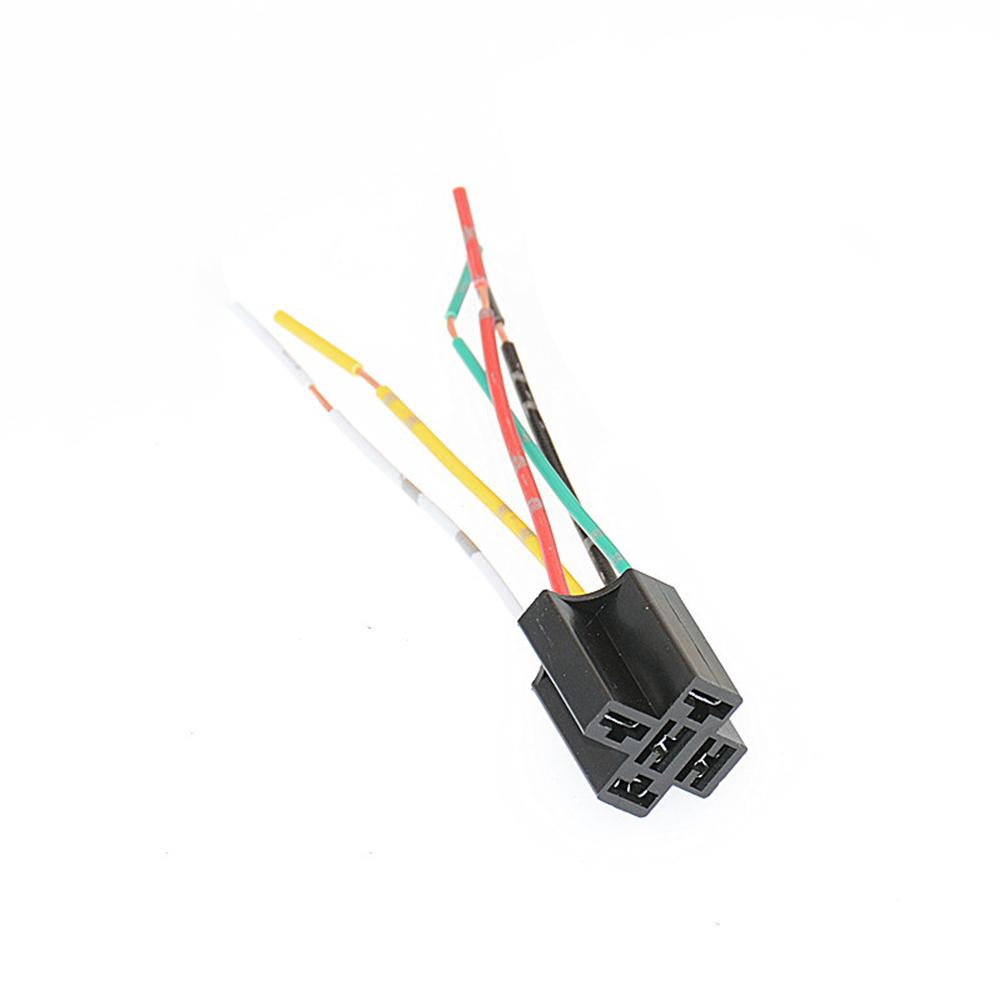 Car Auto Automobile Relay Sealed Waterproof Integrated Wired 5Pin Auto Relay + Holder With Sockets 1PC