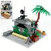 Sama Military Bunker 42104 Construction Children Assemble Small Particle Building Block Toy Baseplate Accessories