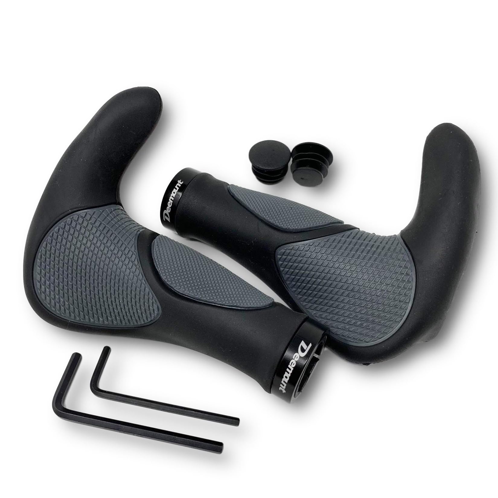 

Deemount Bicycle Cow Horn Handle Cross Mountain Easy to Soft Rubber Tools Grip, Grip, Bike, Bike, Grip, [Installation Included]