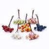 10/20pcs PE Cherry Fruit Artificial Plants Home Outdoor Garden Courtyard vase table Scrapbooking DIY Gift Box Wreath Decorative
