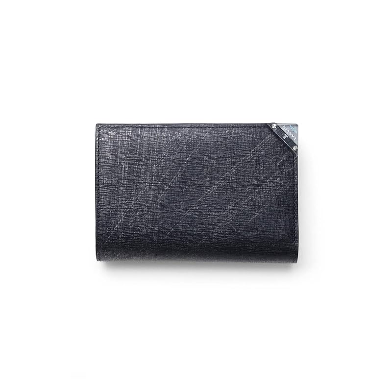 

[Lanvin on Blue] Semi-long wallet Aqua accessories men s black