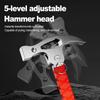 Folding Design Sheep Horn Hammer Sheep Horn Connected Wrench Pry Bar Nail Lifting  Pry Bar