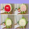 Backpack For Kids With Nylon And Fruit Pattern For School And Daily Use