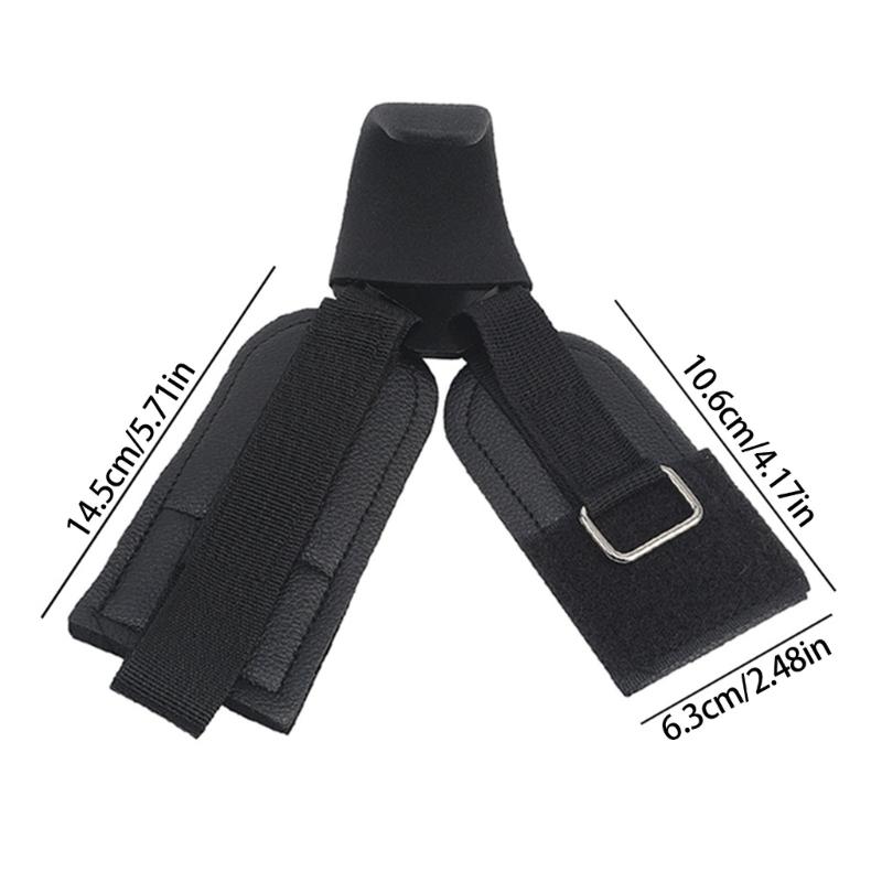 2er-Set Gewichtheben Handgelenkstütze Klimmzug Handgelenk Haken Kraft Griffförderer Haken für reduzierte Ermüdung