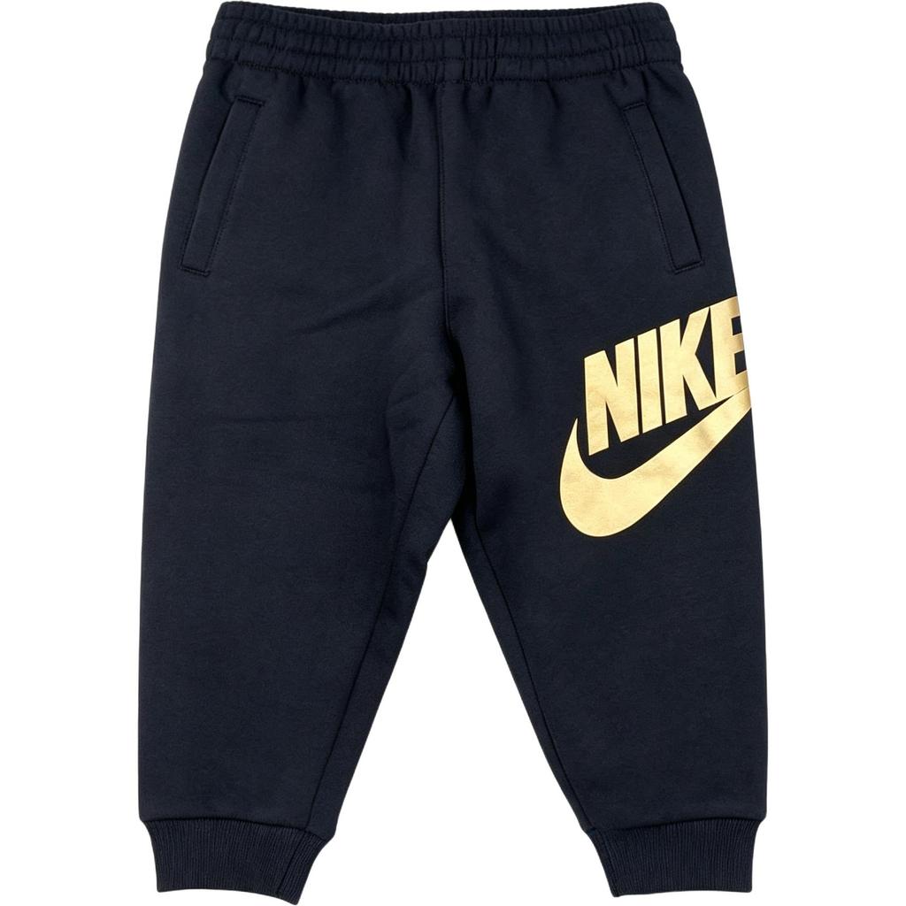 Children Aged 3 7 Years Old Nike Knitted Sweatpants Fleece Lined Comfortable Lightweight Casual Navy Blue FV3301-011