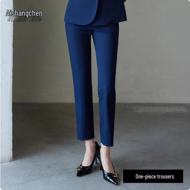 Aishangchen Women's Professional Autumn/Winter Suit Set: Elegant Business Formal Workwear with Trousers