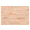 VidaXL Dessus de table 60x40x1,5 cm rectangulaire bois massif de hêtre 3188880