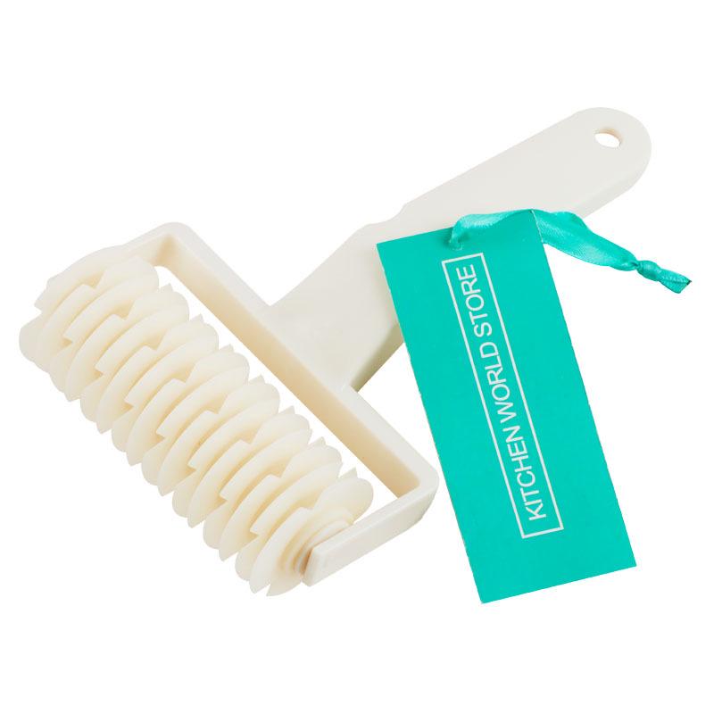 Plastic Lattice Cutter & Dough Roller for Pizza, Cookie, or Pie Crusts