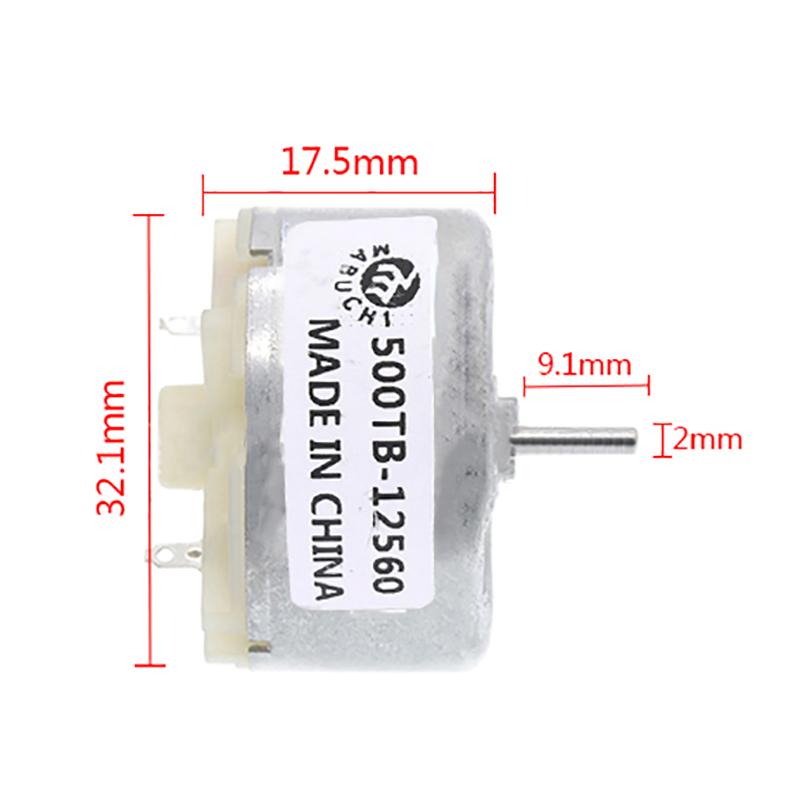 High Quality RF-500TB Micro DC Motor RF-500TB-14415 RF-500TB-12560 RF-500TB-18280 Shaft Diameter 2MM Low Noise DC Motor