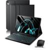 2026 iPad Air 11-inch Bluetooth Keyboard Case A2591 with TPU Shell
