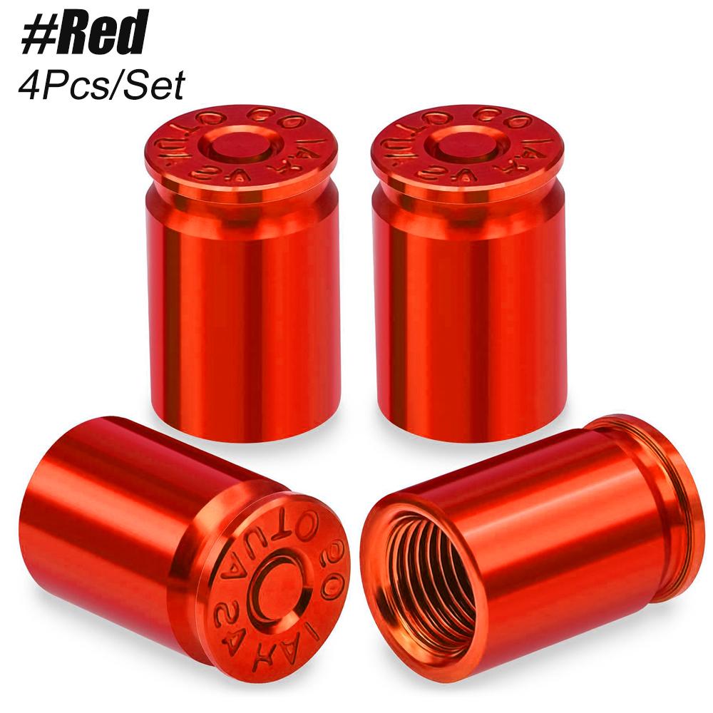 ASQ1 4PCS Tire Valve Stem Caps for Car Tires Universal Stem Covers for Car Leak Proof Stem Cover for SUV Truck Bicycle Motorcycles