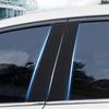 6PCS Car Door Window Pillar Posts Cover Trim PC Outer Door Window Pillar Panel Decorative Cover Replacement for   2017-2022