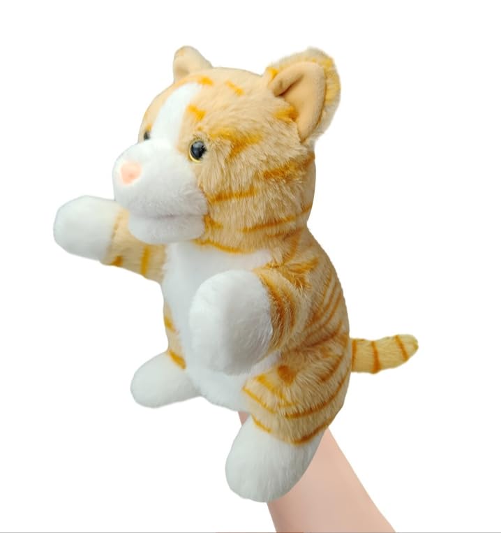 

Кукла Маппет Кукла Ручная Кукла Пальчиковая Кукла Кукла Чревовещателя Движущийся Рот Кот Кошка Китти (Кошка)