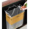 Modern Stainless Steel Kitchen Trash Bag Holder With Magneticfree Wall Mount For Home Use