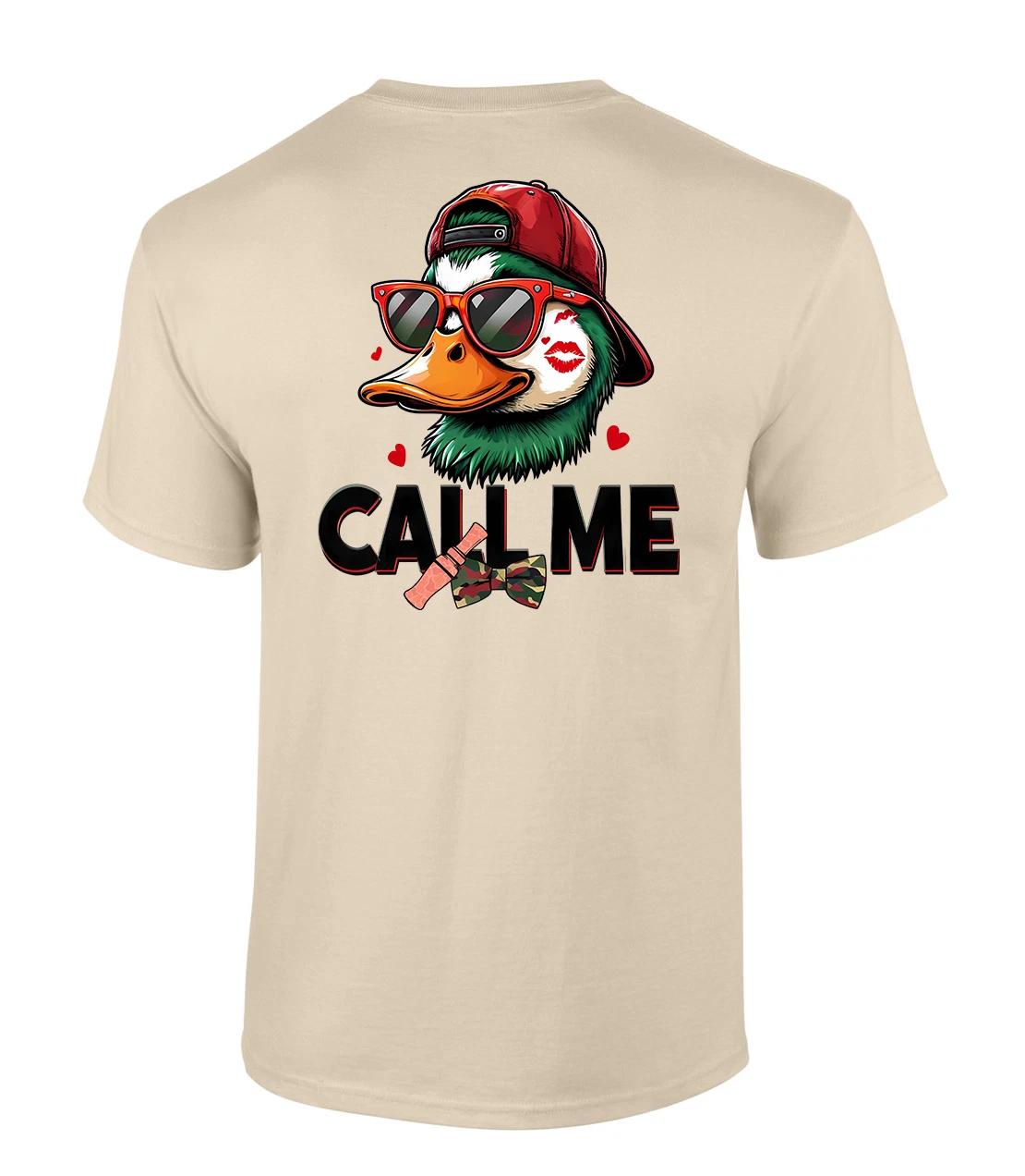 

Heritage Pride Men s Funny Valentine s Day Mallard Duck Call Me Short Sleeve L