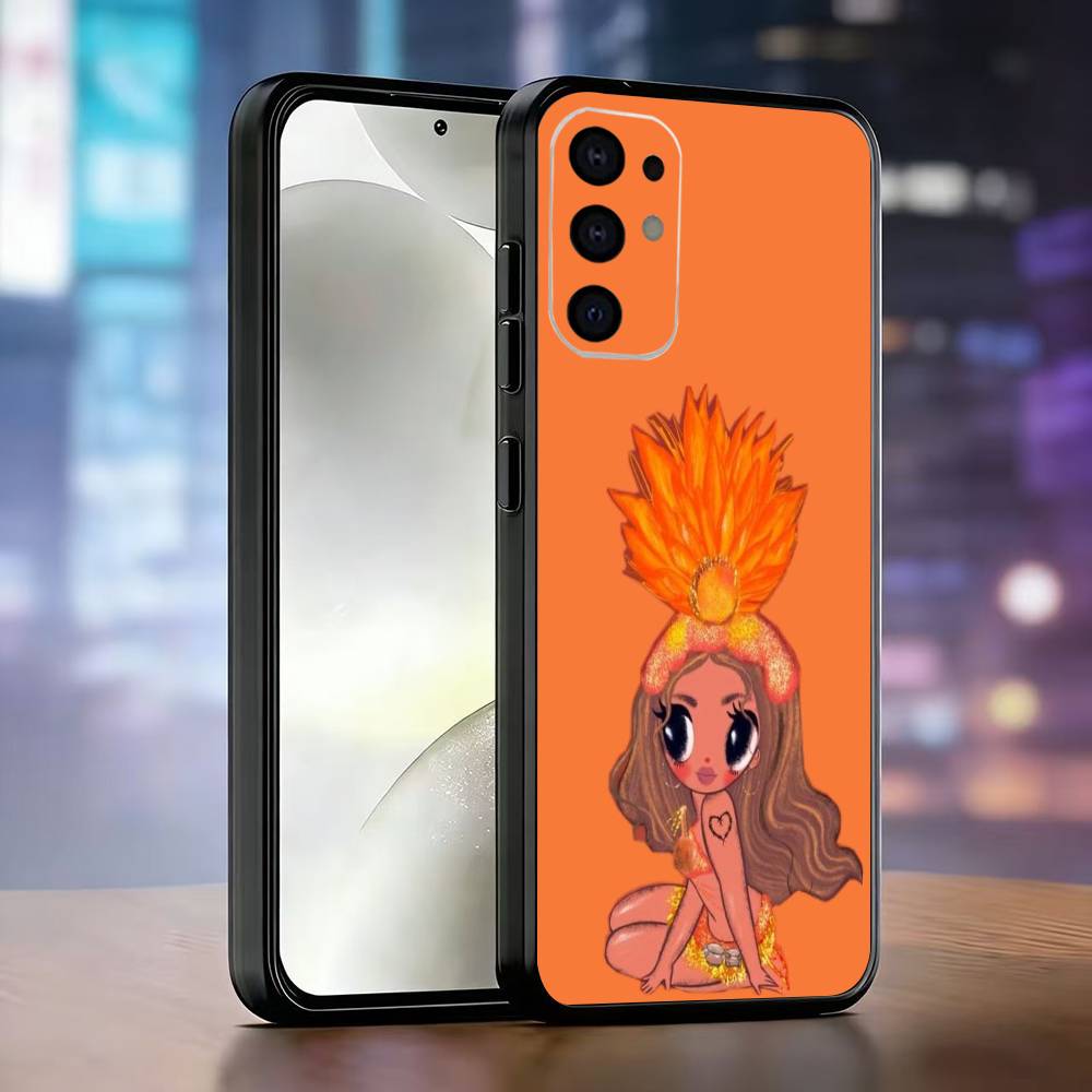 

K-Karol G Tropicoqueta Phone Case Black Silicone Soft For Samsung S25,S24,S21,S22,S23,S30,Ultra,S20,Plus,Fe,Lite Samsung S25Plus