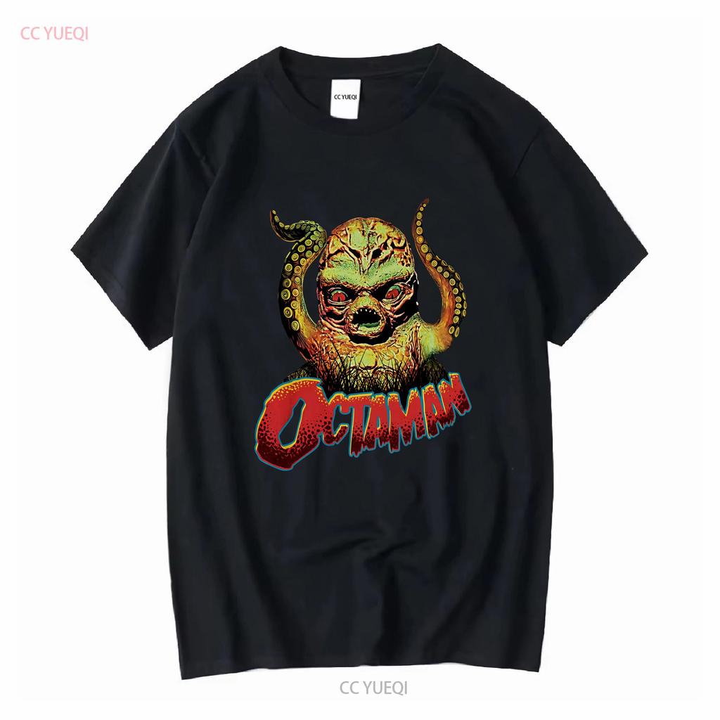 Octaman 1971 Retro T Shirt Cult Classic Horror Monster Octopus Man Sh vintage Washed Casual Stretched homme designer clothes