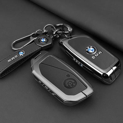 Leather Car Key Case Cover Shell For X1 U11 X7 G07 XM G09 I7 G70 X5 G05 LCI IX40 I20 U06 G81 M3 Series 1 3 5 7 G60 2023 2024
