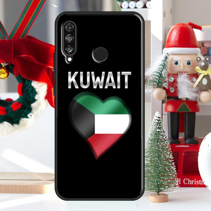 Kuwait Flag For Huawei Nova Y73 Y60 Y70 Y90 Y72 Y61 Y91 7i 8i 11i 12i 12s 9 10 SE P20 P30 P40 Lite Case