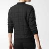 adidas Neo Women's 3-Stripes Bomber Quilted Jacket Black White BP6473
