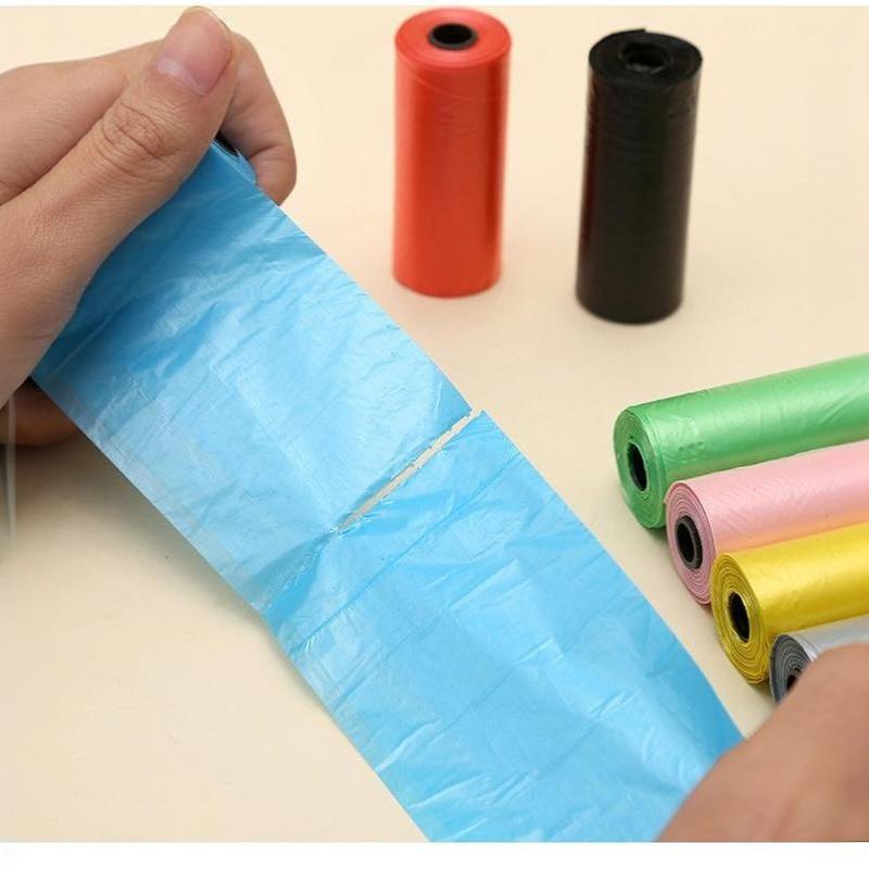 Disposable Small Trash Bags Thickened Leakproof Household Garbage Pouches 5-30 Rolls for Kitchen Bathroom Office Use