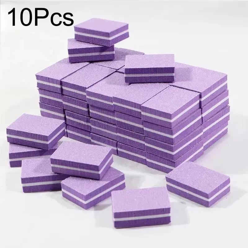 10-100PCS Mini Buffing Sanding Files Block Pedicure Care Nail Art Buffer Polish Manicure Pedicure Nail File Tools Nail Charm New