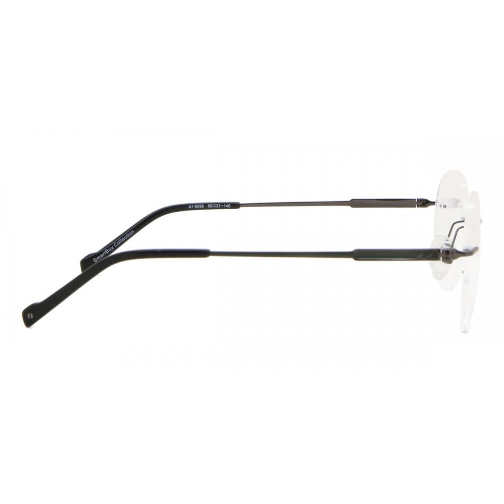 Rimless Oval Gunmetal Smartbuy Collection Hawkins St 9099 C156 Fashion Unisex Eyeglasses