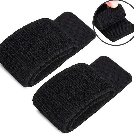 Shin Guard Fixed Bandage Tape Fastener Adjustable Elastic Fixing Strap for Soccer Football Cycling Sports Leg Shin Pad 1