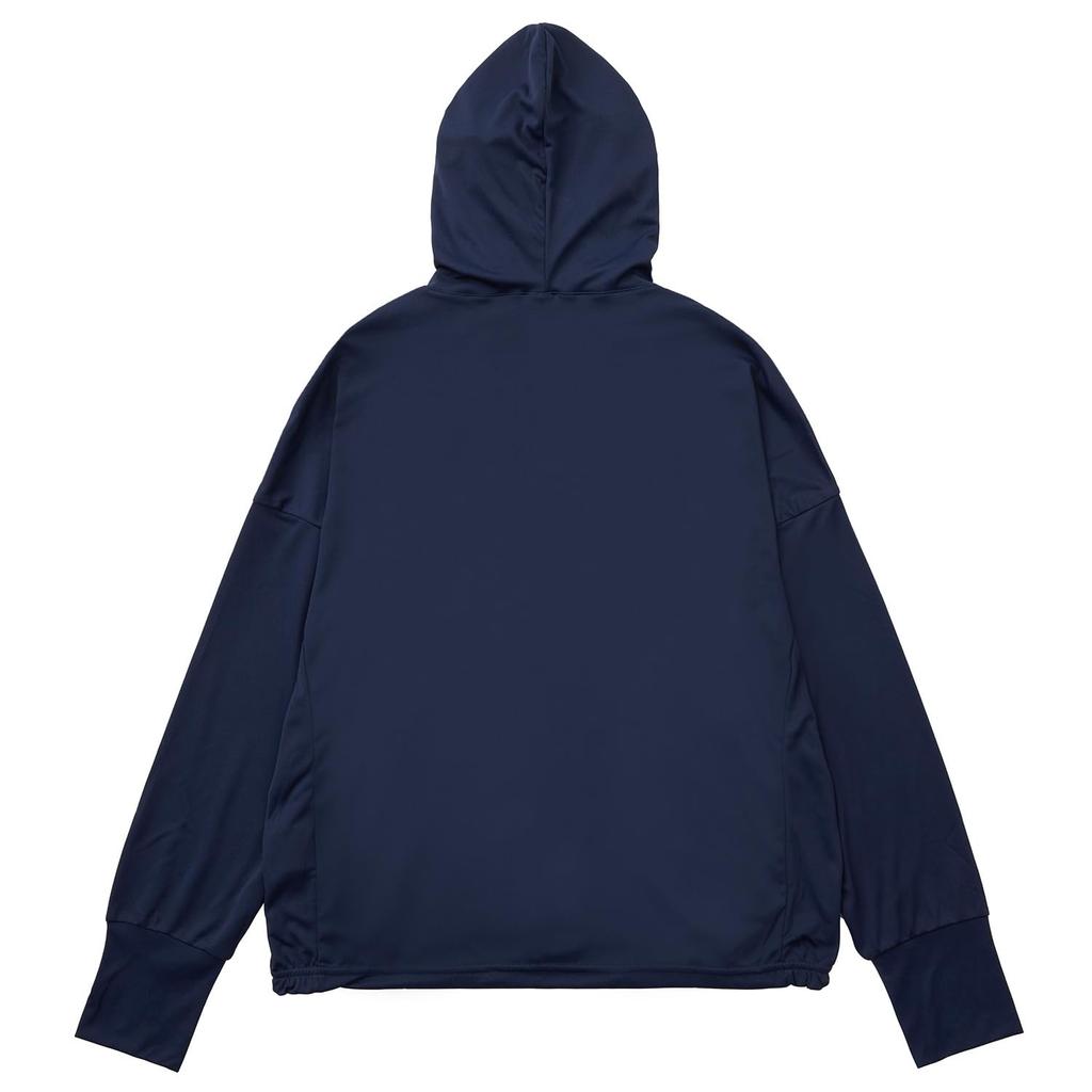 Mizuno Solar Cut UV Sun Stand Size S Hoodie, Protection, Protection, Collar, C2JC1215, Women's, Navy,
