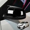 For Kia Morning Picanto - Exterior Accessories Glossy Black Rearview Mirror Cover ABS Plastic Car Upgrade Decoration